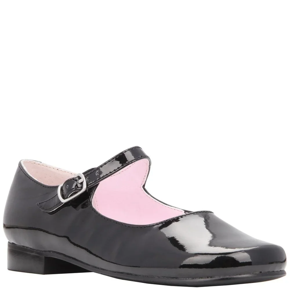 Nina Bonnnett-Black Patent Baby Dress Shoe Size 5M